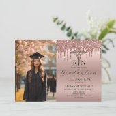 Invitation Photo RN Célébration de la graduation en soins inf (Debout devant)