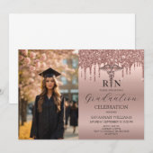 Invitation Photo RN Célébration de la graduation en soins inf (Devant / Derrière)