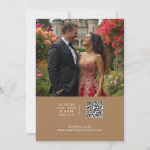 Invitation Photo Romantic Winter Nature Frame Wedding (Dos)