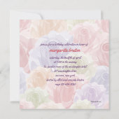 Invitation photo Rose Pastel (Dos)