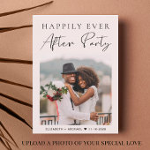 Invitation Photo rose QR Code Réception de mariage