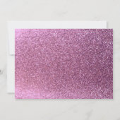 Invitation Photo rose Quinceanera 15e anniversaire (Dos)