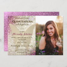 Photo rose Quinceanera 15e anniversaire