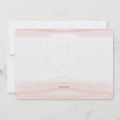 Invitation photo rose simple (Dos)