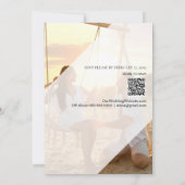 Invitation * Photo RSVP QR AR6 do-it-yourself Mariage (Dos)