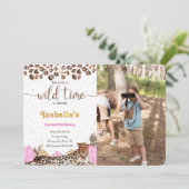 Invitation photo safari (Debout devant)