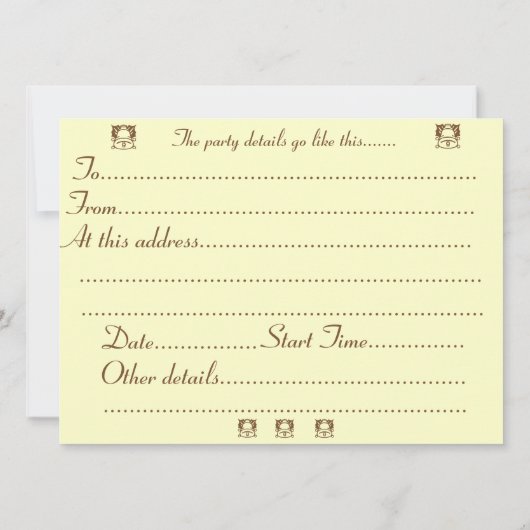 Invitation photo saisonnière de la scène atmosphérique de nei (Dos)