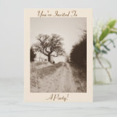 Invitation photo saisonnière de la scène atmosphérique de nei (Debout devant)