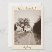 Invitation photo saisonnière de la scène atmosphérique de nei (Devant)