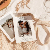 Invitation Photo Save the Dates, Modern Minimalist Boho