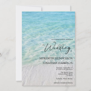 Invitation Photo Seaside Sea Glass Website Plage