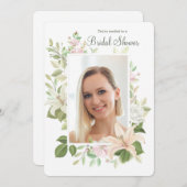 Invitation Photo Shower de Lilies (Devant / Derrière)