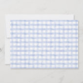 Invitation Photo Silly Goose Blue Boy 1er anniversaire (Dos)