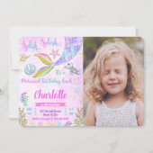 Invitation photo sirène (Devant)