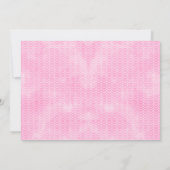 Invitation Photo Sirène rouge sous la mer 1er anniversaire (Dos)