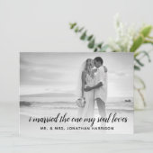 Invitation Photo Soul Love Mariée Réception (Debout devant)