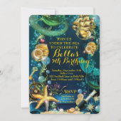 Invitation Photo sous l'Invitation du Parti des sirènes du pi (Devant)