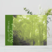 Invitation Photo spirit of the trees pagan wedding invite (Debout devant)