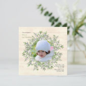 Invitation photo Spring Berry Wreath (Debout devant)