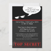 Invitation photo SPY Birthday Party (Dos)