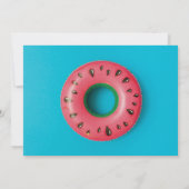 Invitation Photo Summer Pool Party Anniversaire (Dos)