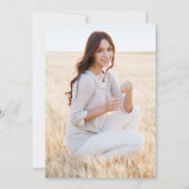 Invitation PHOTO Sunflowers Eucalyptus Graduation Party (Dos)