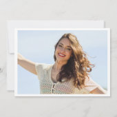 Invitation PHOTO Sunflowers Eucalyptus Graduation Party (Dos)