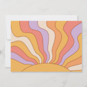 Invitation photo super | Hippie Anniversaire (Dos)