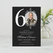 Invitation Photo Surprise 60e fête d'anniversaire (Debout devant)