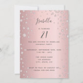 Invitation Photo Surprise Anniversaire de la fête des diamant (Dos)