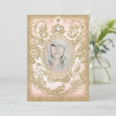 Invitation Photo Sweet 16 Il était une fois Princesse (Debout devant)