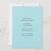 Invitation Photo Sweet 16 Modern Pastel Anniversaire (Dos)