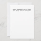 Invitation PHOTO SWEET 16 Moderne Élégant Budget Anniversaire (Dos)