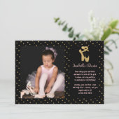 Invitation photo Sweetheart Ballerina (Debout devant)