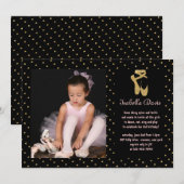 Invitation photo Sweetheart Ballerina (Devant / Derrière)