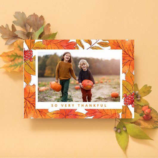 Invitation Photo Thanksgiving