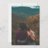 Invitation photo Turquoise Blue Arch (Dos)