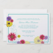 Invitation Photo Twin du Printemps Garden Graduation (Dos)