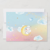 Invitation Photo Twinkle Little Star Elephant 1er Anniversair (Dos)
