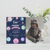 Invitation Photo Two The Moon (Debout devant)