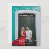 Invitation Photo - Vertical Modifier la date (Devant)