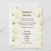 Invitation photo vintage jaune mariage (Devant)