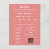 Invitation Photo Will You Be My Bridesmaid Proposal Card (Dos)