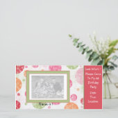 Invitation PhotoCard 1er anniversaire (Debout devant)