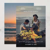 Invitation Photogenic wedding  (Devant / Derrière)