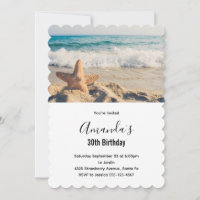 Photographie d'anniversaire d'étoile de mer sur un
