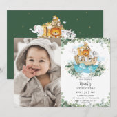 Invitation Photographie de la fête d'anniversaire de l'Arche  (Devant / Derrière)