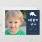 Invitation Photographie de la fête d'anniversaire de Preppy D (Devant)