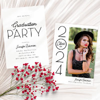 Photographie de la fête de graduation en typograph