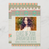 Invitation Photographie de la tribu Aztec - Open House (Devant / Derrière)